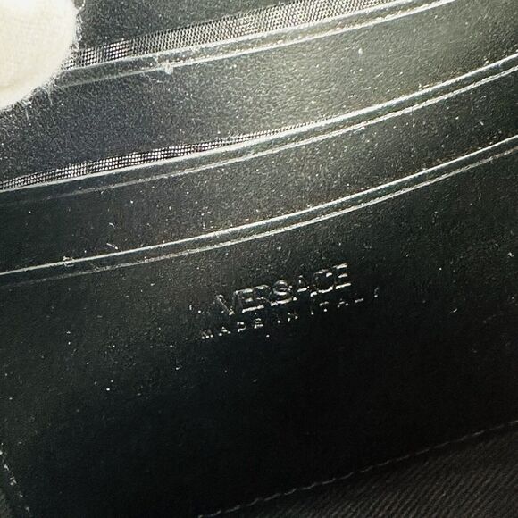 NEW Versace Small Wallet Pouch 8” x 4.75” La Greca Rectangular Modular - Picture 8 of 10